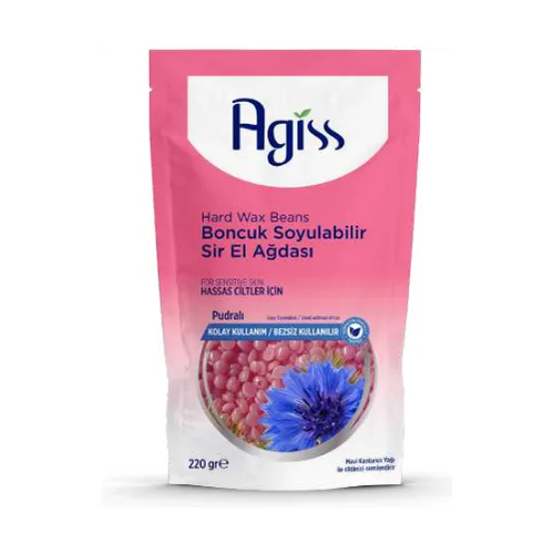 Agiss Hard Wax Beans for Sensitive Skin - Pink (doypack)