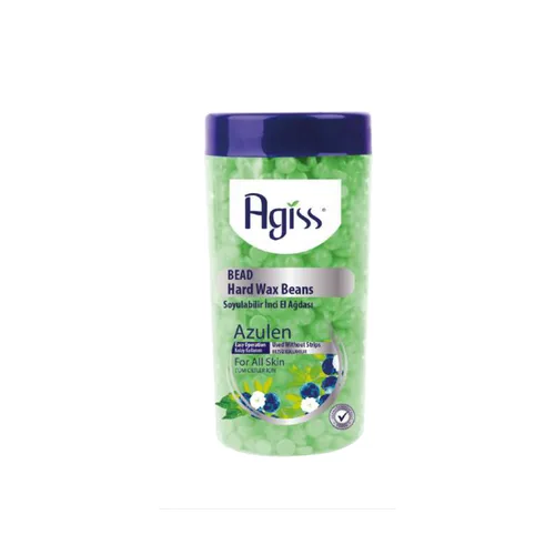Agiss Hard Wax Beans for All skin types - Green (bottle)