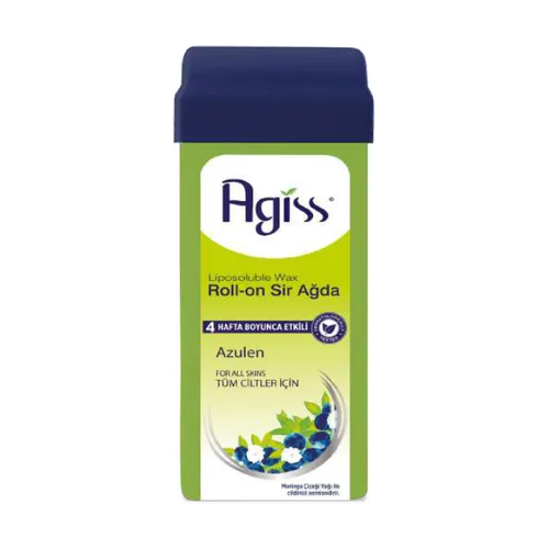 Agiss Depilatory Roll-On Wax Azulen For All Skins - Green
