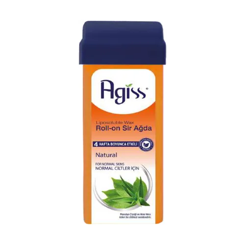 Agiss Depilatory Roll-On Wax Natural For Normal Skins - Orange