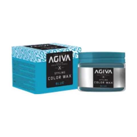 Agiva Hair Styling Color Wax Blue